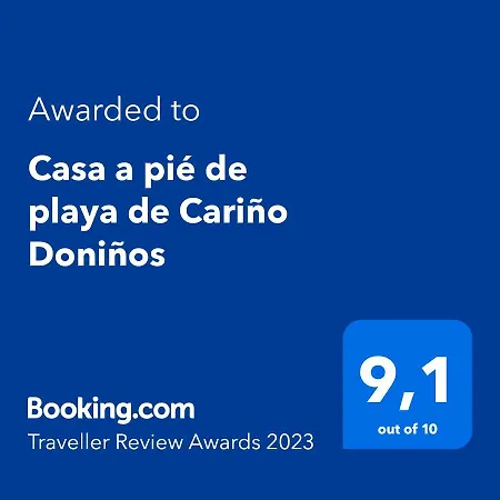 Дом отдыха Casa A Pie De Playa De Carino Doninos Феррол