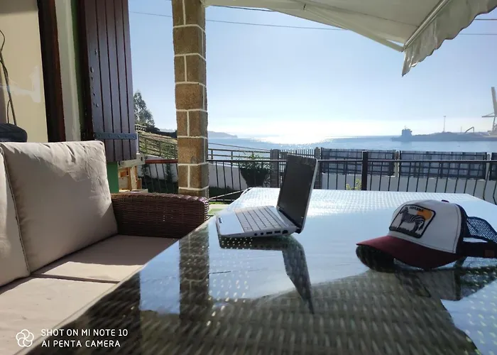 펜션 Casa A Pie De Playa De Carino Doninos 페레올